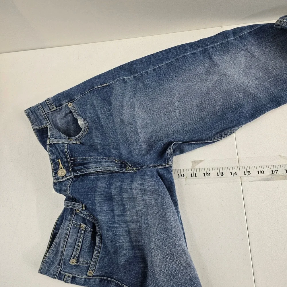 Levis‎ Superlow 518 Jeans Women's Denim Bootcut Blue Stretch Casual